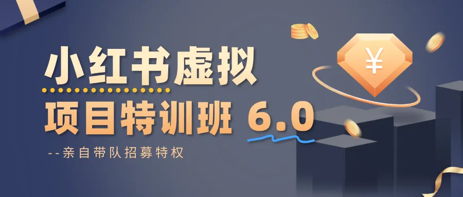 小红书虚拟项目特训班6.0 ，养号/选品/自动发货/爆款笔记(含40节视频课)
