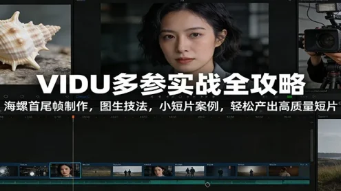 VIDU多参实战全攻略：海螺首尾帧制作，图生技法，小短片案例，轻松产出高质量短片