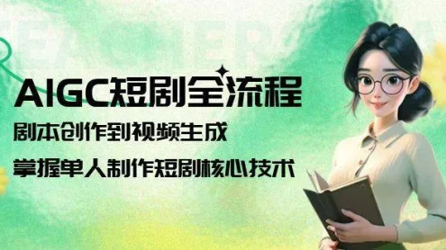 AIGC短剧全流程：剧本创作到视频生成，掌握单人制作短剧核心技术